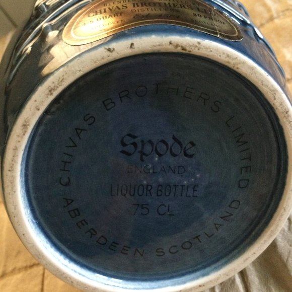 Spode England Royal salute 21 scotch whisky empty bottle 75cl Chivas Brothers - Picture 6 of 8